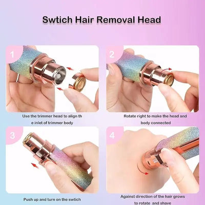 2 in 1 Electric Eyebrow/Facial Hair Trimmer