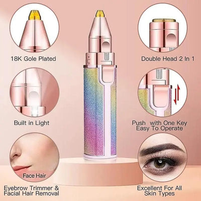 2 in 1 Electric Eyebrow/Facial Hair Trimmer