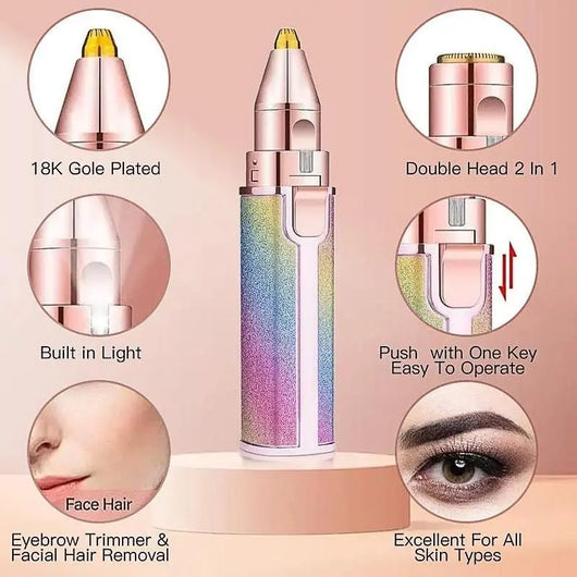 2 in 1 Electric Eyebrow/Facial Hair Trimmer