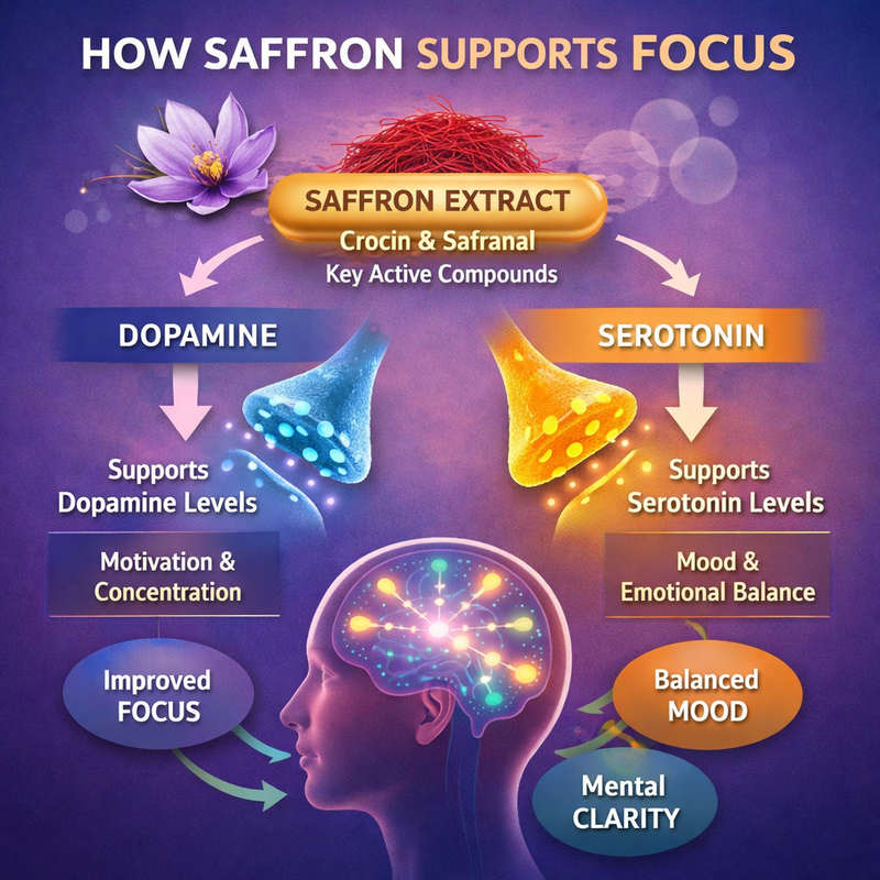 2. Supports Motivation & Focus